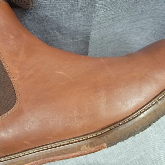 Onward Reserve Highland Leather Brown Chelsea Ankle Boots Men\'s SZ 11.5